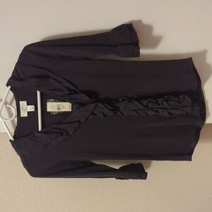 NWT Ann Taylor Loft Two-Thirds Sleeve Shirt